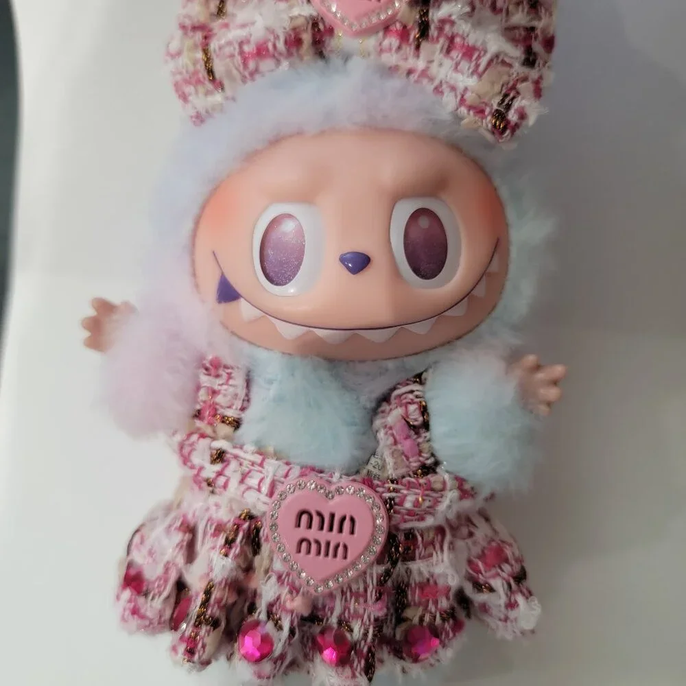 Labubu Clothes Set dress with Bow #33 - Picture 2 of 3